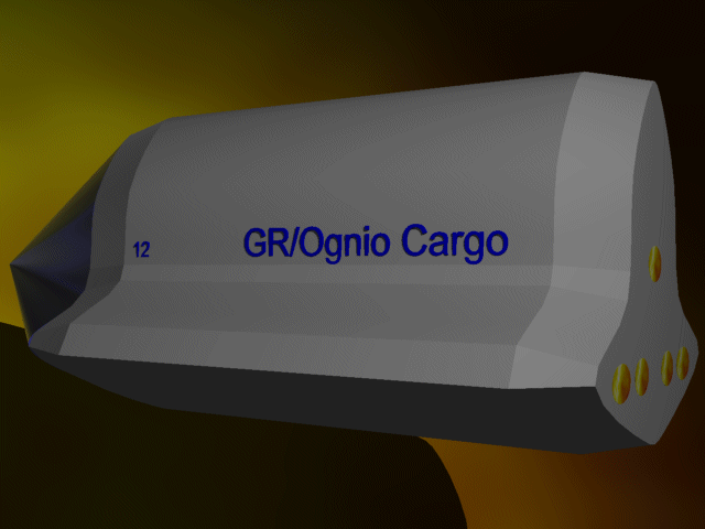A common type of cargo shuttles designed for catapults.